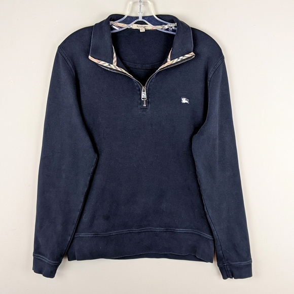 burberry quarter zip